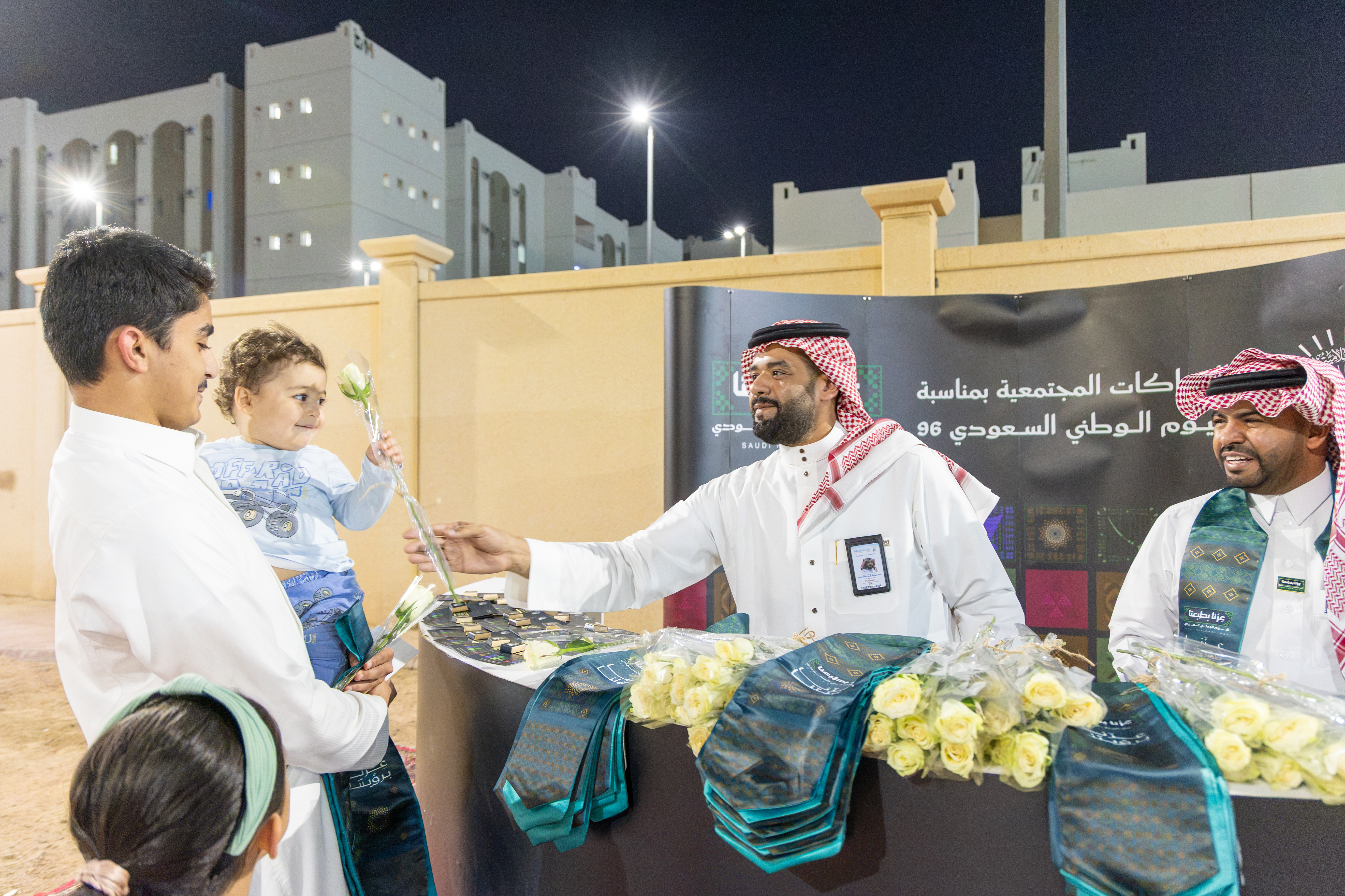 الجامعة الإسلامية تحتفي باليوم الوطني السعودي في سكن أعضاء هيئة التدريس